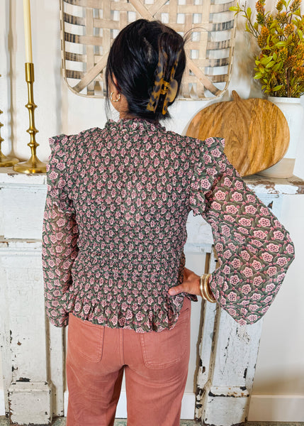 Lizzie Printed Blouse