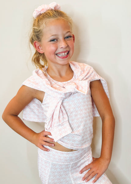 Pink Bows Active Bra Top