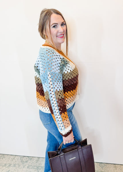 Terri Multi-colored Cardigan