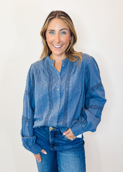 Alberta Vintage Indigo Top