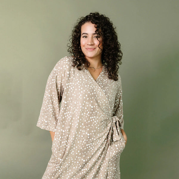 Womens Everyday Robe - Fawn