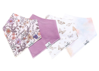 Bandana Bib Set 4-Pack (Assorted Styles)