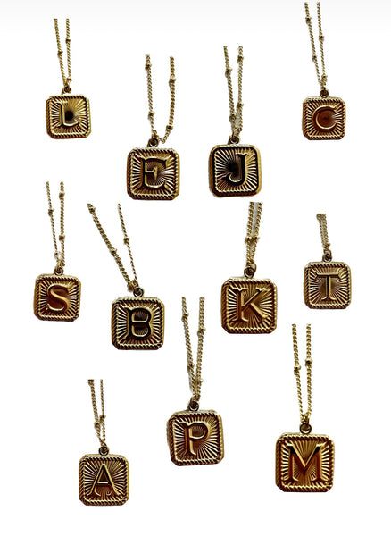 Kim Initial Necklace