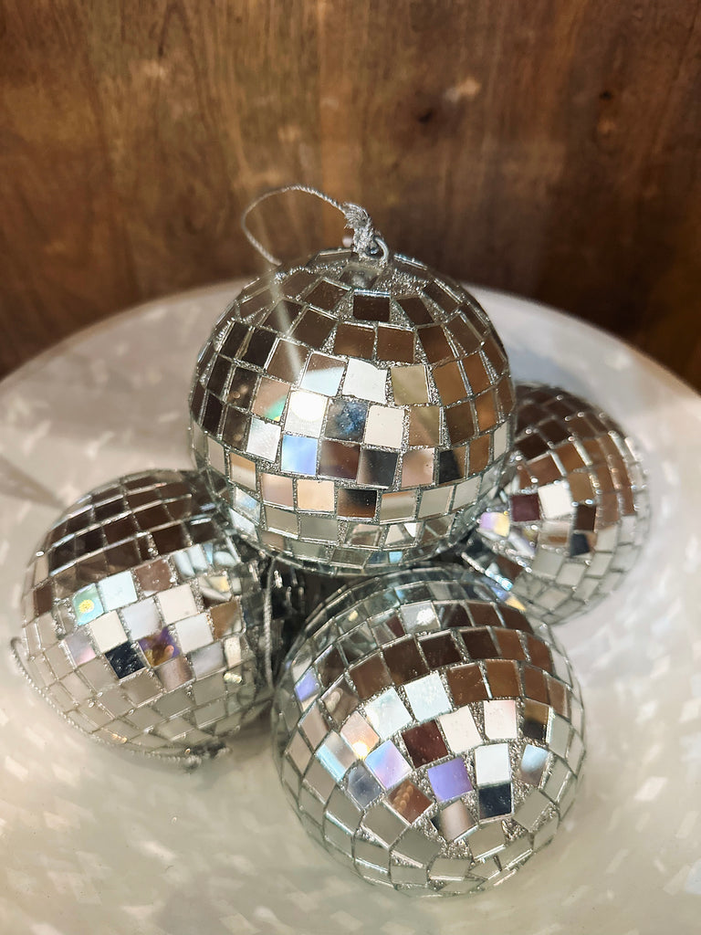 Mosaic Mirror Ball Ornament