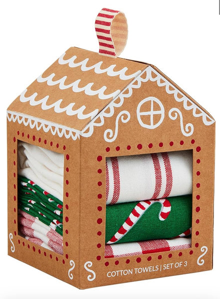 Standing Classic Christmas Towel Set