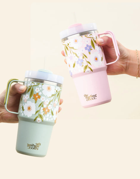 20oz Mini On-The-Go- Floral Haven