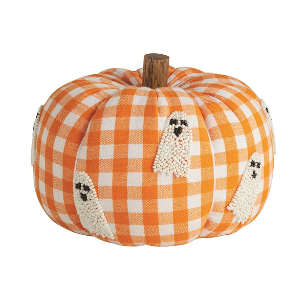 Ghost Beaded Pumpkin Icon