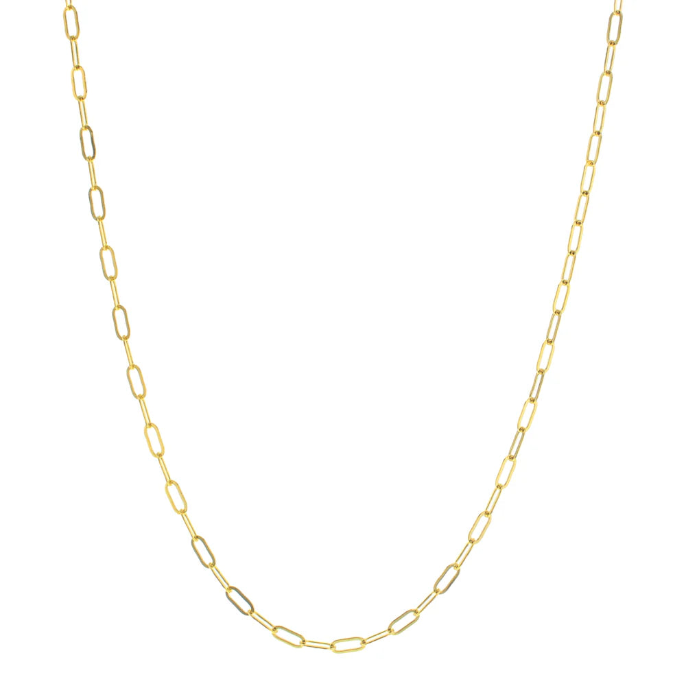 Gold Glossy Charm Chain