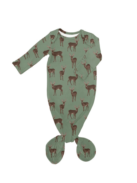 Whitetail Deer Print Knotted Gown