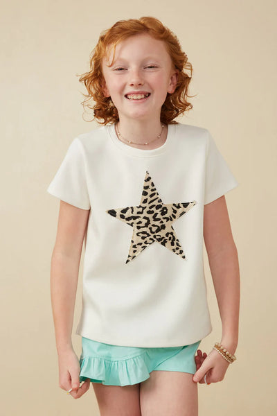 Animal Print Star T Shirt