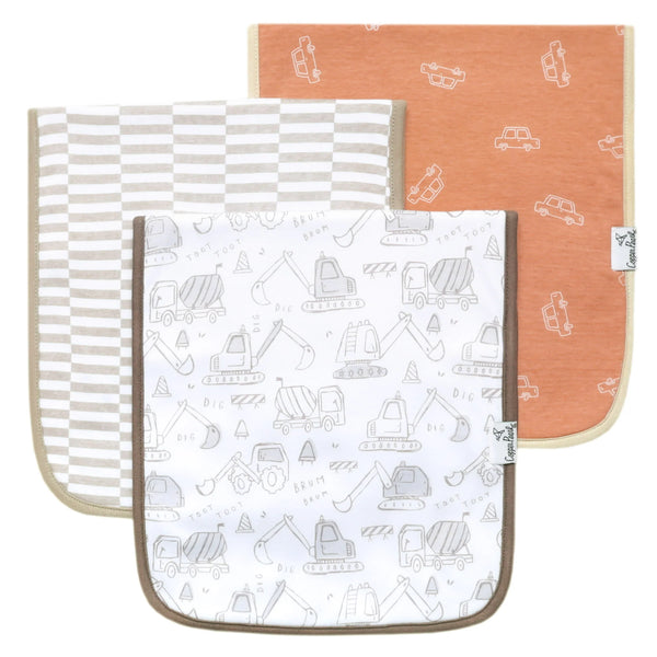 Burp Cloths Set Pack of 3 (Assorted Styles)