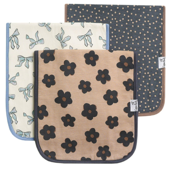Burp Cloths Set Pack of 3 (Assorted Styles)
