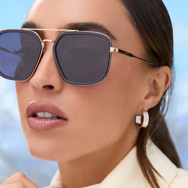 Jordan Gold Royal Temple Tips Midnight Polarized Sunglasses