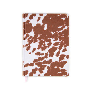 Velvet Cow-print Journal