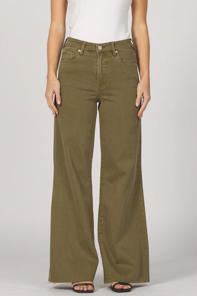 Fiona Olive Branch Pant