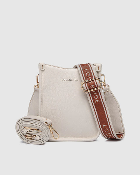 Parker Logo Crossbody Bag - Tan