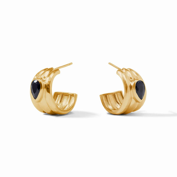 Cirque Stone hoop- Obsidian Black
