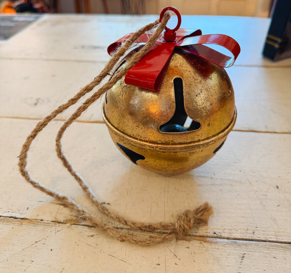 Bell with Bow Ornament