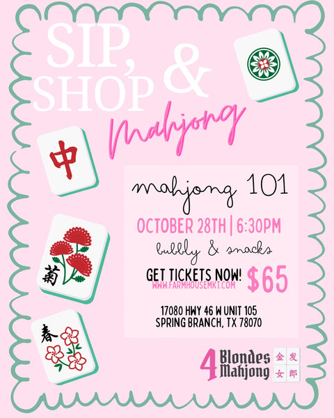 Mahjong 101 Event