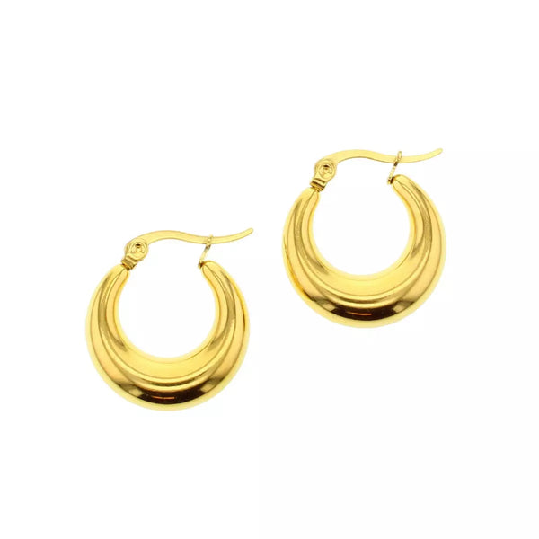 Gold Waterproof Earrings - Dante