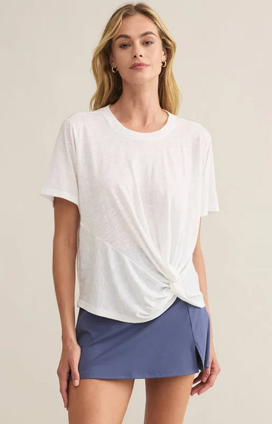 Twisted Up Top-White
