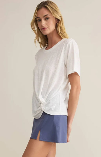 Twisted Up Top-White