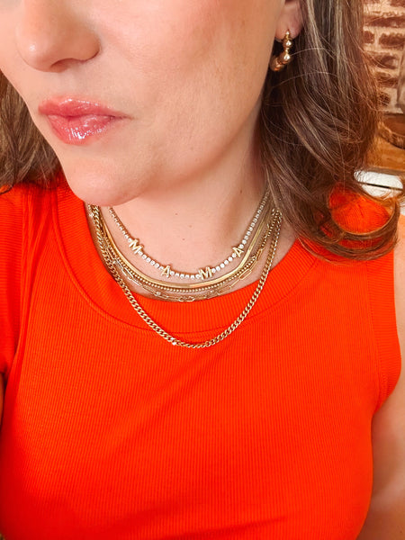 Mama Tennis Necklace