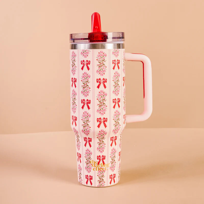 40 oz Lifestyle Flip Tumbler in Oh So Merry