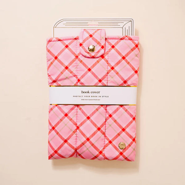 Festive Plaid Book Cover