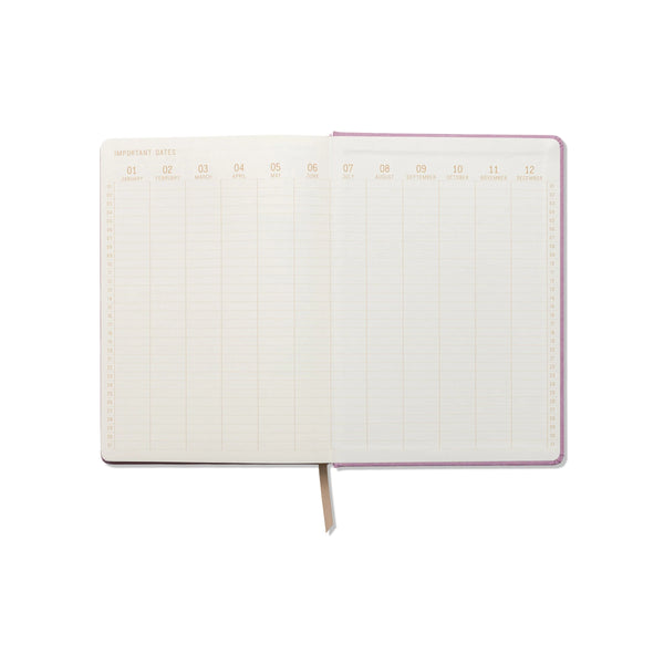 Suede Jumbo Journal - Affirmations