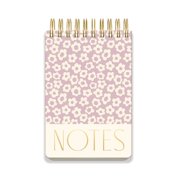 Large Wire Chunky Notepad - Lilac Floral