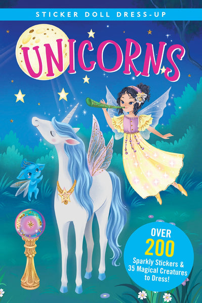 Sticker Doll Dress-Up Book - Unicorns