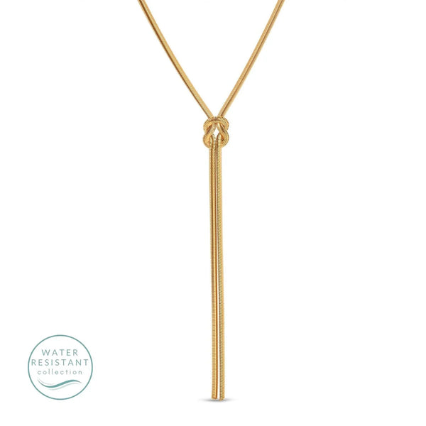 Flex Snake Knot Chain Necklace (Water Resistant)