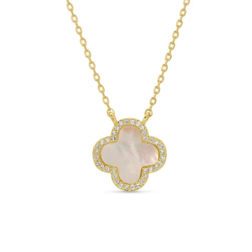 Framed Shell Pedant Necklace