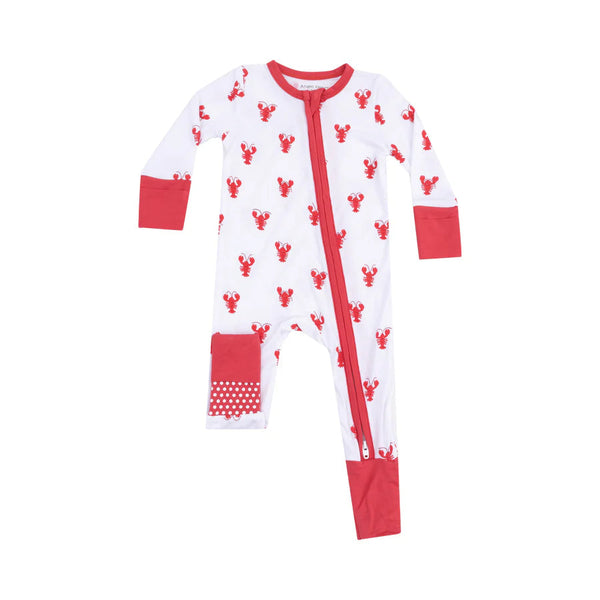 Lobster Bamboo 2 Way Zipper Romper Sleeper