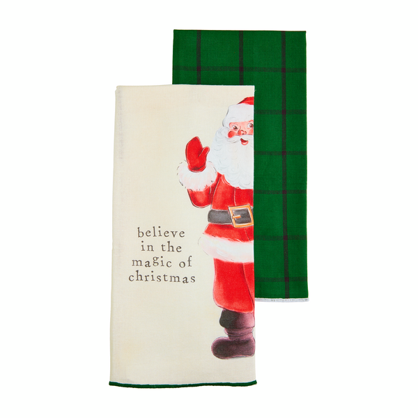 Standing Classic Christmas Towel Set