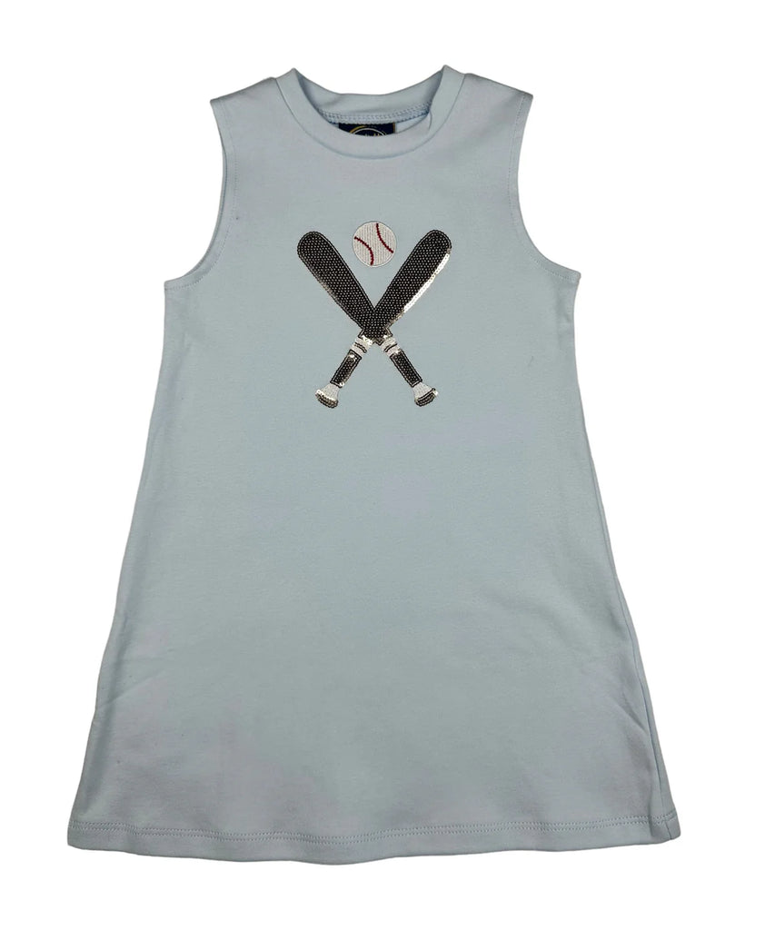 Baseball Applique Tank Dress