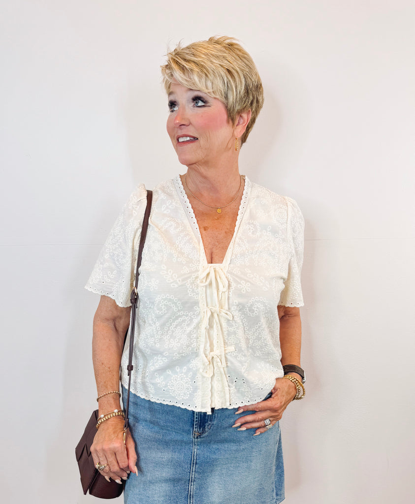 Cielo Cream Top