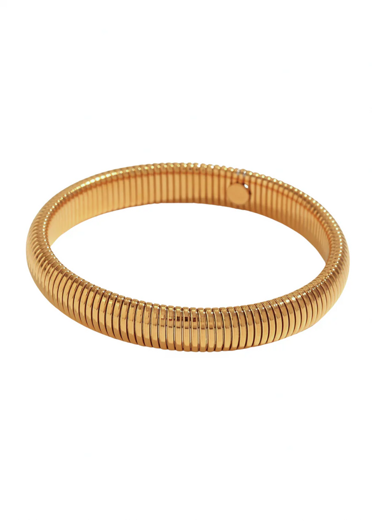 Single Tube Bracelet Gold