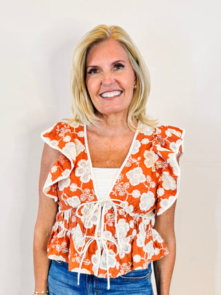 Talia Top - Terracotta