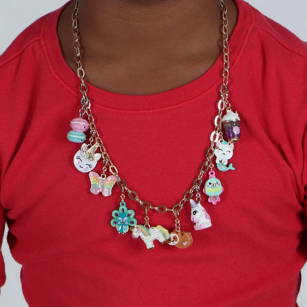 Charm It! Chain Necklace (Silver or Gold)