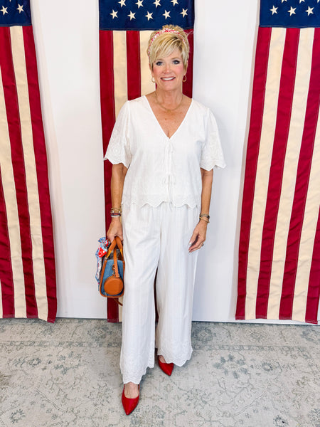 Sea Esta Embroidered Pant
