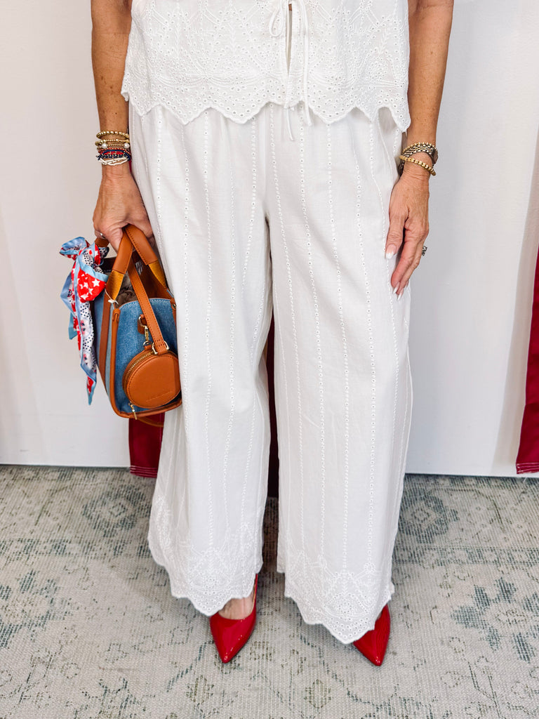 Sea Esta Embroidered Pant