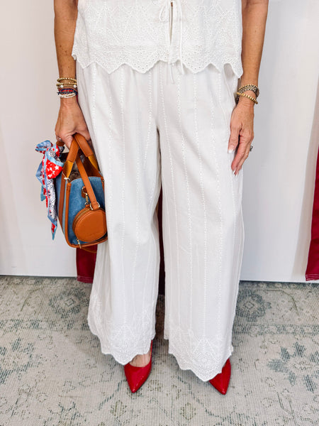 Sea Esta Embroidered Pant
