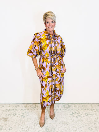 Horse Print Shirt Dress