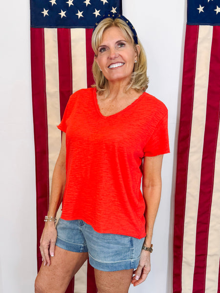 Vanya Top Poppy Red