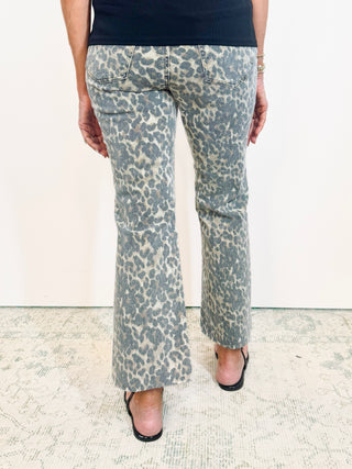 Kelsey High Rise Leopard Jean