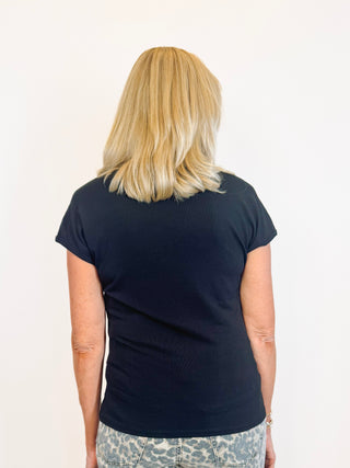 Soft Trace Second Skin Top - Black
