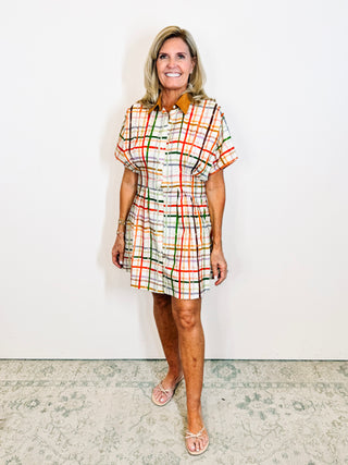 Harvest Lines Mini Dress