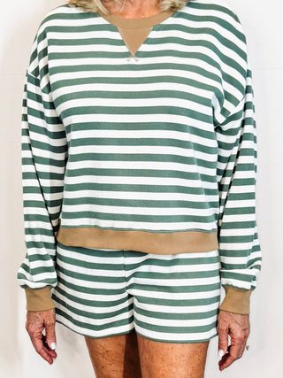 Low Key Stripe Short Monstera